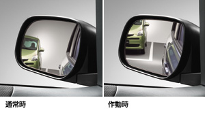Reverse gearing mirror