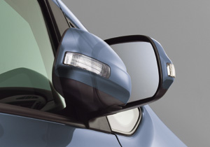 Automatic retractor bull mirror