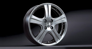 Aluminum wheel (dress rise)