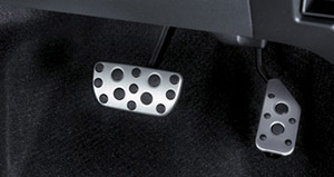 Aluminum pedal set