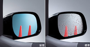 Outer mirror (lane clearing blue mirror)