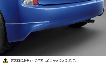 リヤバンパースポイラー