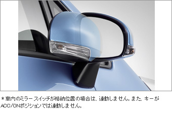 オートリトラクタブルミラー