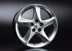 Aluminum wheel (dress rise)