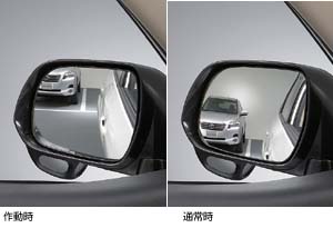 Reverse gearing mirror