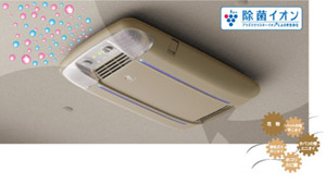 Disinfectant ion air cleaner (dome lamp attaching automatic)