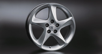 Aluminum wheel (dress rise)