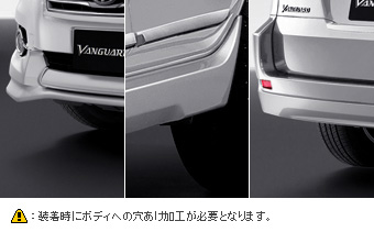 Aero part set/side mat guard (set item)/front spoiler/rear bumper spoiler