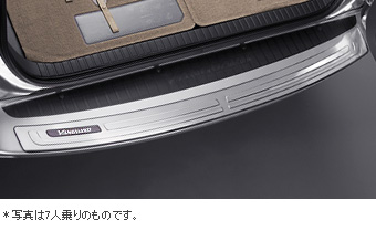 Rear bumper step guard