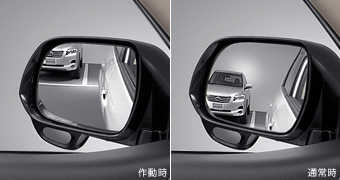 Reverse gearing mirror