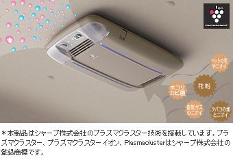 Disinfectant ion air cleaner (dome lamp attaching automatic)
