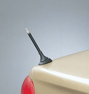 Rear fender pole