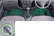 Ignition key illumination key &amp\; foot lamp