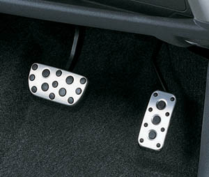 Aluminum pedal set