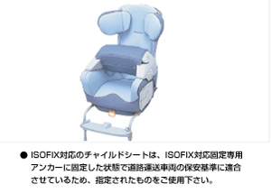 Child seat (G−Child ISO) seat base (G−Child ISO base)