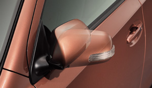 Automatic retractor bull mirror
