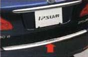 Rear bumper step guard