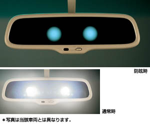 The automatic anti it is glaring mirror