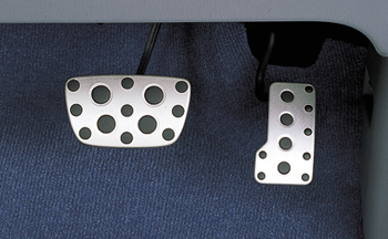Aluminum pedal set