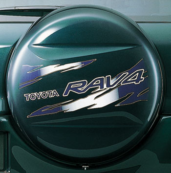 Spare tire cover sticker