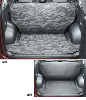 Reversible luggage mat