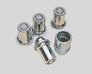 Reverse key wheel nut