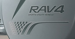 Spare tire cover sticker (type A)