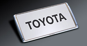 Number frame (front/rear) (pre- stage)