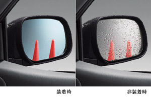 Lane clearing blue mirror