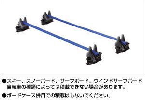 スーリーシステムラック(サーフボードアタッチメント)