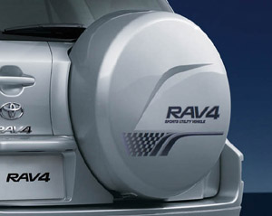 Spare tire cover sticker (type A)
