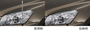 Fender lamp (electromotive remote control expansion and contraction type (front automatic))