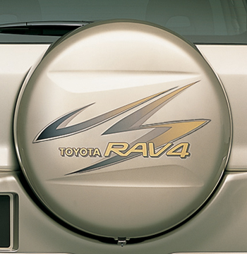 Spare tire cover sticker