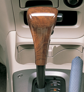 Wood pitch shift knob cover