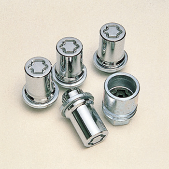 Reverse key wheel nut