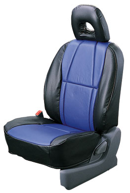 Leather pitch seat cover