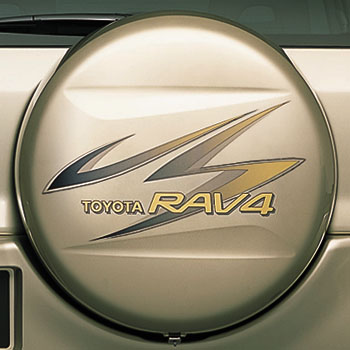 Spare tire cover sticker