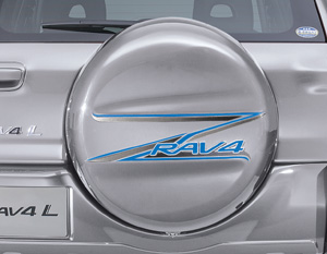 Spare tire cover sticker (type A)
