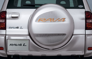 Spare tire cover sticker (type D)