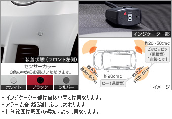 コーナーセンサー（ボイス４センサー） コーナーセンサー(ボイス４センサー（インジケータキット）)(センサーキット)