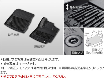 スノー・レジャー用マット(縁高・フロント)