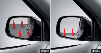 Reverse gearing mirror
