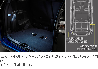 ラゲージルームランプ