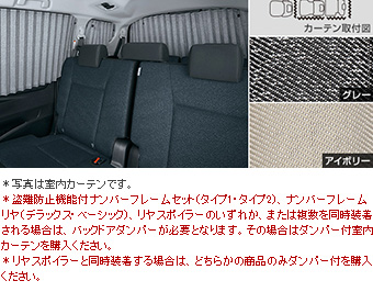 室内カーテン（ダンパー有） 室内カーテン/ダンパー(Ｃ（ＲＨ）)(Ｃ（ＬＨ）)