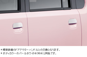 Door outer handle (pearl white)