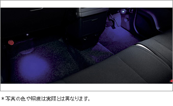 インテリアイルミネーション(フロア　フロントブルー)
