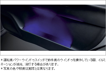 インテリアイルミネーション(ドアポケット　ブルー)
