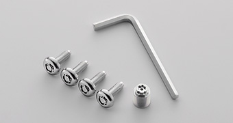 Lock volt/bolt (for license plate)