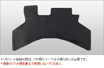 ラバーマット(一台分)(フロント)