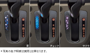 シフトゲートイルミネーション(ホシ)(サクラ)(チェック)
